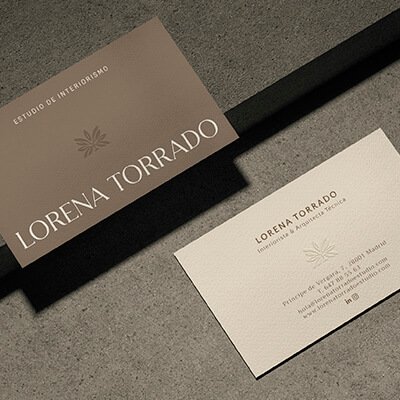 Identidad visual corporativa para Lorena Torrado, interiorista